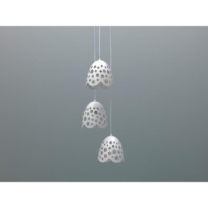 Lampada a sospensione Bells Ø.19,5cm X Ø.19,5cm H 125cm Stones