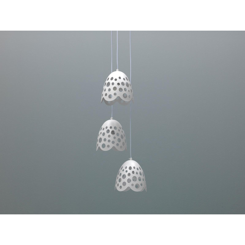 Lampada a sospensione Bells Ø.19,5cm X Ø.19,5cm H 125cm Stones