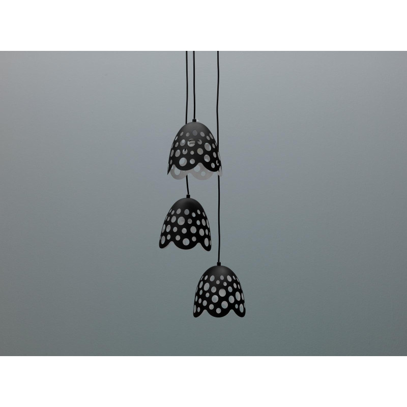 Lampada a sospensione Bells Ø.19,5cm X Ø.19,5cm H 125cm Stones