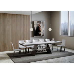 Zoom Tavolo allungabile 90x160/420 cm Baita Evolution telaio Antracite