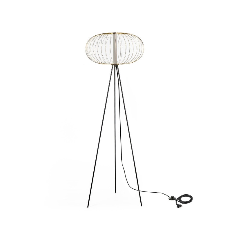 Lampada da terra LED Mizar 50cm X 50cm H 150cm Stones
