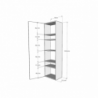 Letto a scomparsa 160 verticale Kentaro Sofà con colonna e pensili - ALESSIA 20