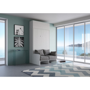 Zoom Letto a scomparsa 140 verticale Kentaro Sofà con pensile vasistas - ALESSIA 20