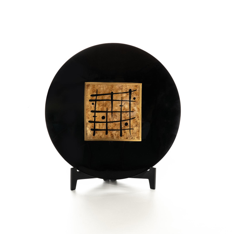 Set di 3 Piatti decorativi Piatti 50cm X 50cm H 8cm Stones