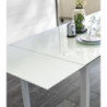 Tavolo Allungabile 110/170 x 75 cm Baud 75cm X 110/170cm H 75cm Stones