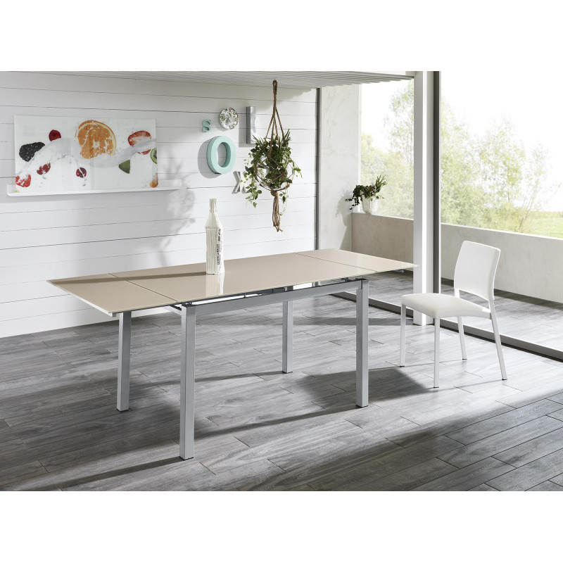 Tavolo Allungabile 110/170 x 75 cm Baud 75cm X 110/170cm H 75cm Stones