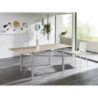 Tavolo Allungabile 110/170 x 75 cm Baud 75cm X 110/170cm H 75cm Stones