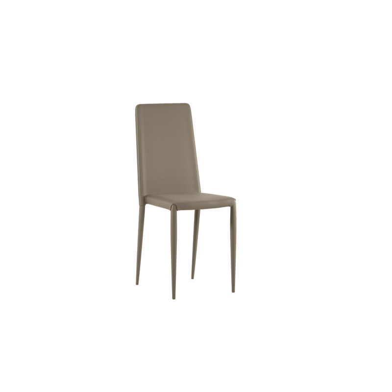 Set di 4 Sedie in similpelle Cleo 40cm X 42cm H 96cm Stones