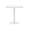 Piano in alluminio 70x70 bianco resistente per tavolo esterno