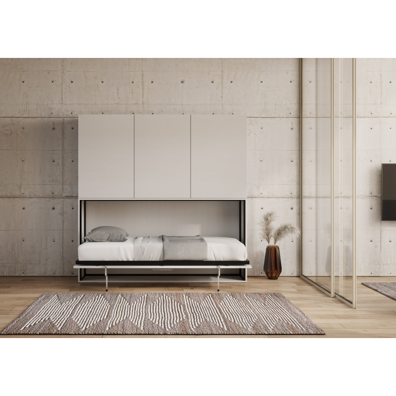 Letto a scomparsa singolo orizzontale Kando composizioni