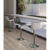 Set di 2 Sgabelli in similpelle Kurt 36cm X 38.5cm H 83/98cm Stones