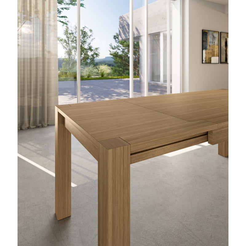 Tavolo Allungabile 140/190 x 80 cm Wood 80cm X 140/190cm H 75cm Stones