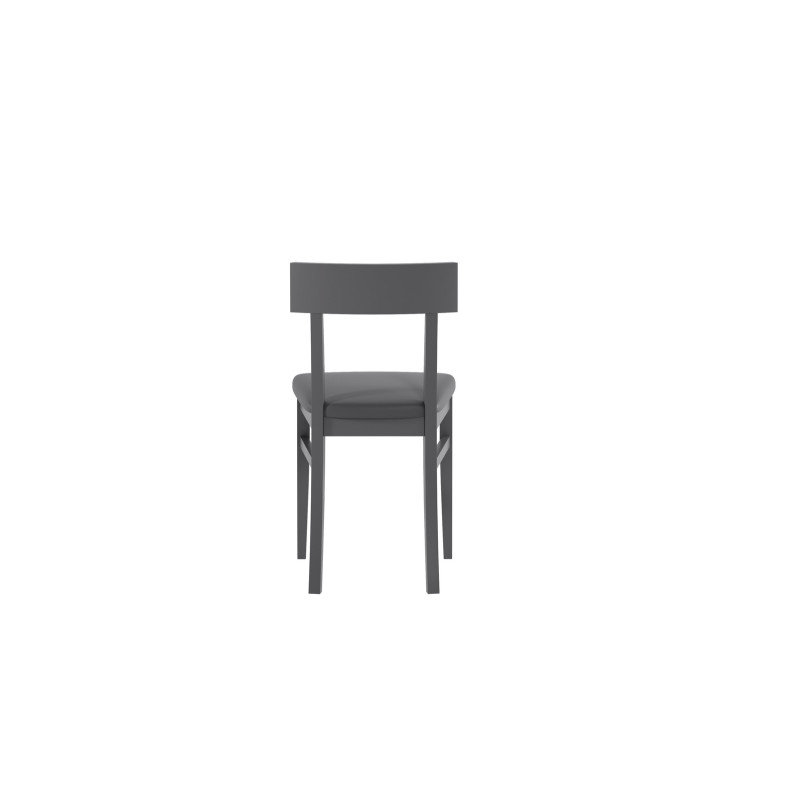 Set di 2 Sedie in legno laccato Monaco 44cm X 45cm H 82cm Stones