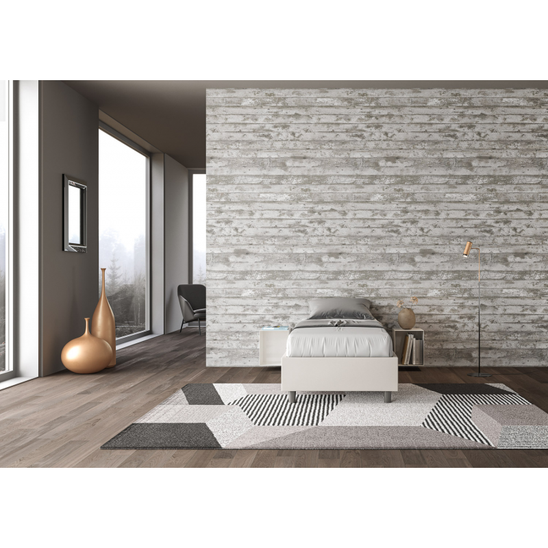 Letto Sommier imbottito Singolo 80x200 cm Azelia