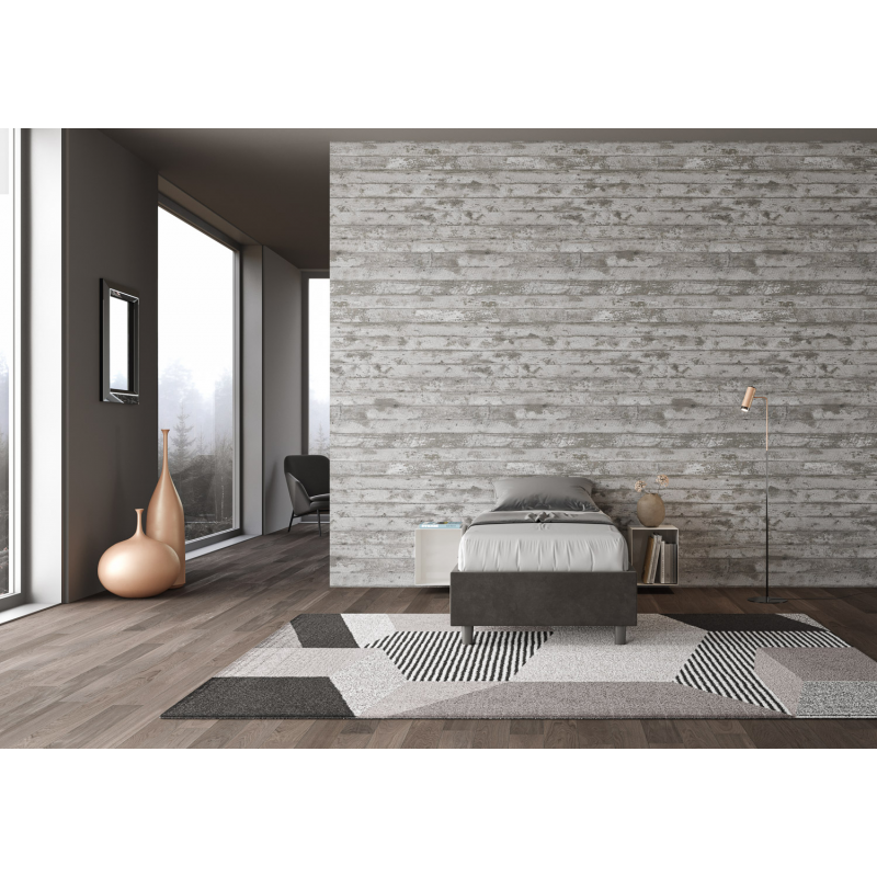 Letto Sommier imbottito Singolo 80x200 cm Azelia