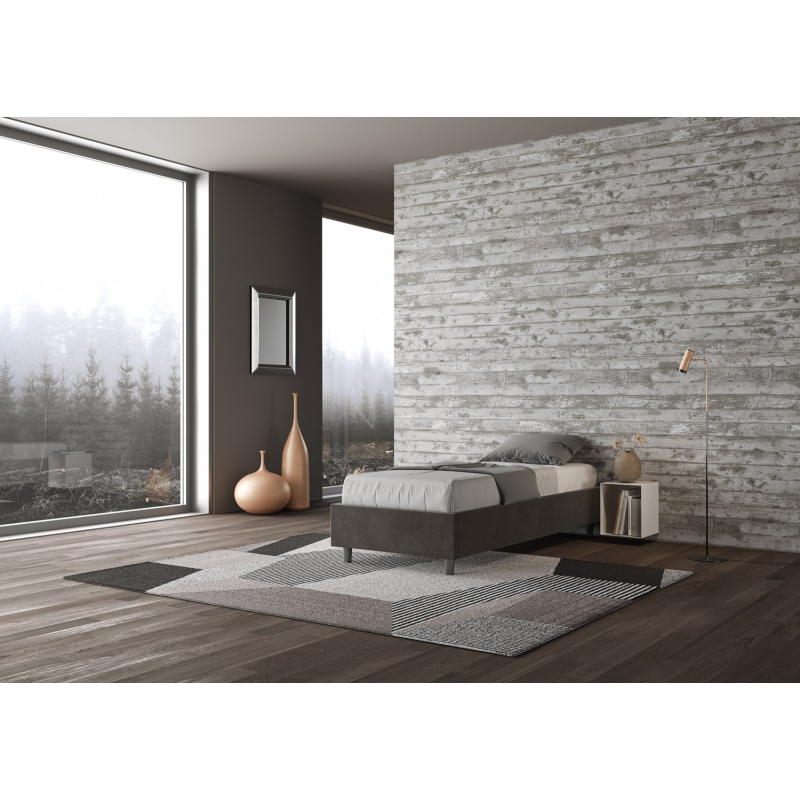 Letto Sommier imbottito Singolo 80x200 cm Azelia