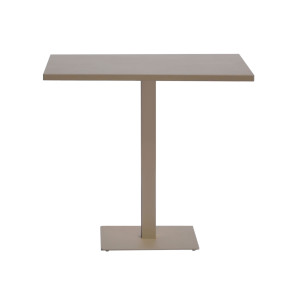 Piano in alluminio 80x80 tortora per tavolo esterno Moia