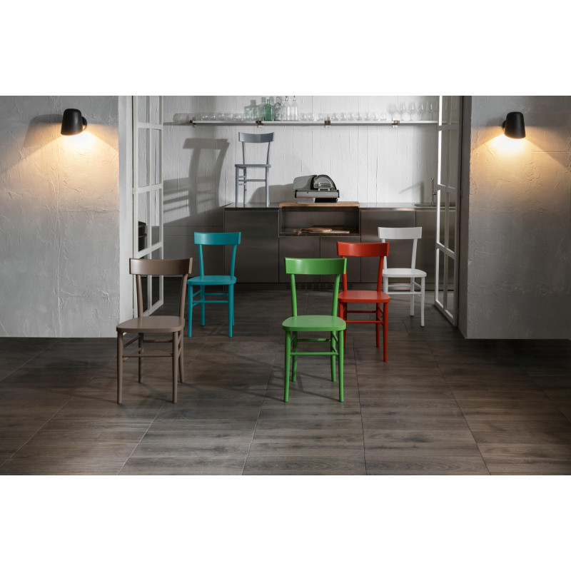 Set di 2 Sedie in legno laccato Brera 48cm X 39cm H 80cm Stones