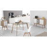 Set di 4 Sedie in polipropilene Carlotta 48.5cm X 52cm H 82cm Stones