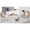 Set di 4 Sedie in polipropilene Carlotta 48.5cm X 52cm H 82cm Stones
