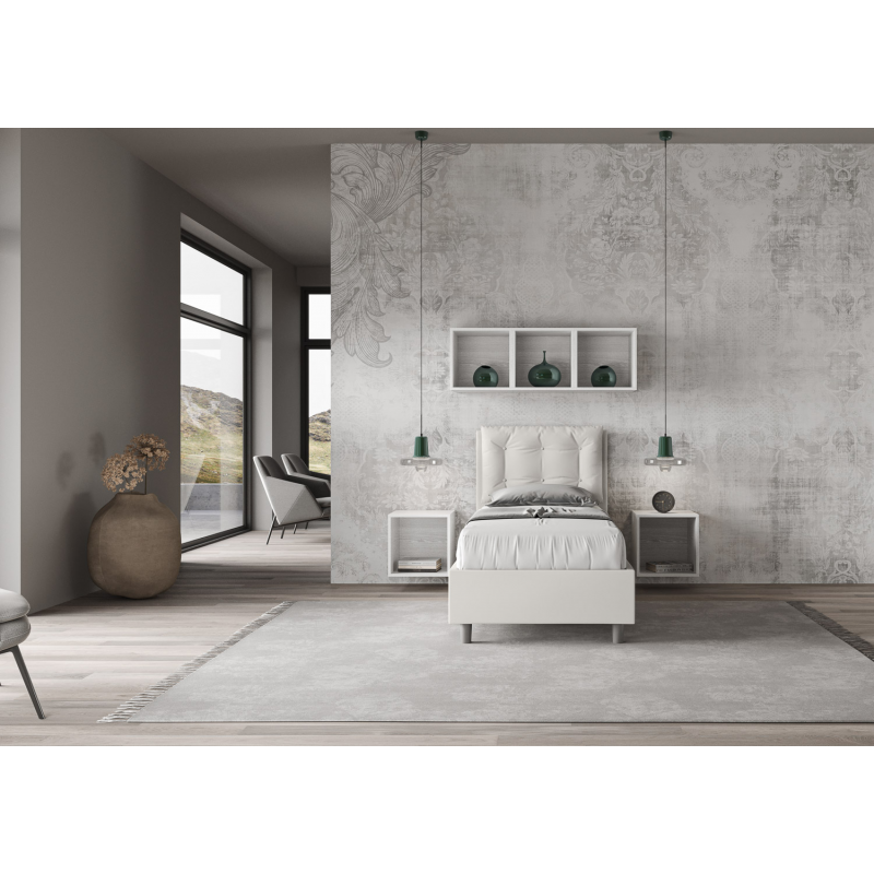 Letto imbottito Singolo 80x190 cm Annalisa