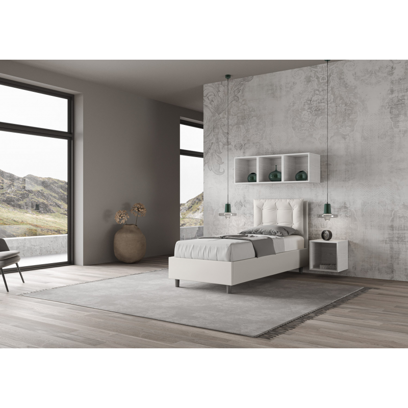 Letto imbottito Singolo 80x190 cm Annalisa