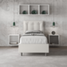 Letto imbottito Singolo 80x190 cm Annalisa