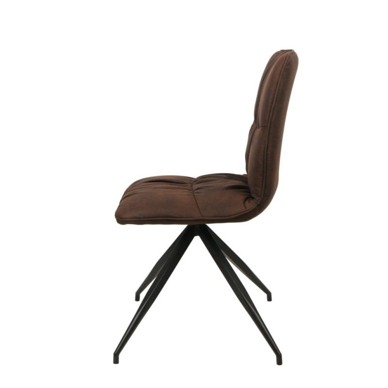 Set di 2 Sedie in tessuto Alba 43cm X 38cm H 86.5cm Stones