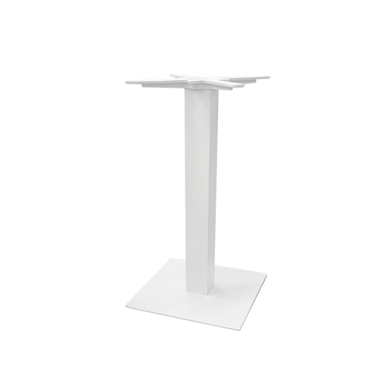 Basamento tavolo alluminio piede acciaio bianco robusto moderno
