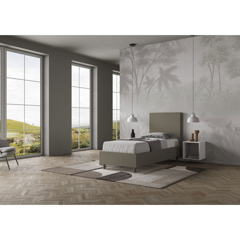 Letto imbottito Singolo 80x190 cm Focus