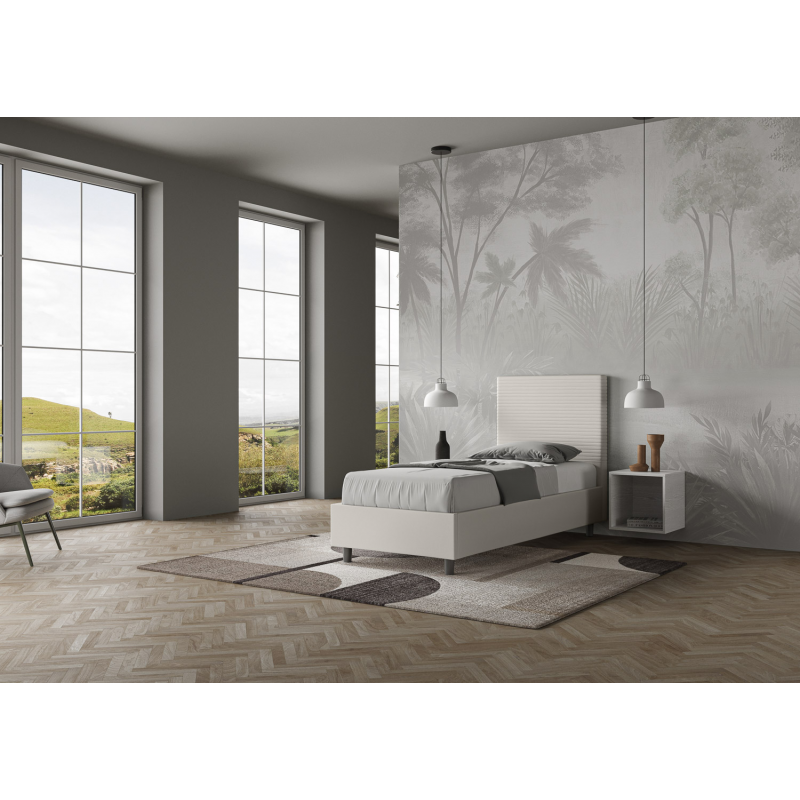Letto imbottito Singolo 80x190 cm Focus