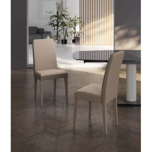 Sedia in similpelle Anita 59cm X 46cm H 99cm Stones