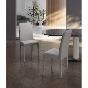 Sedia in similpelle Anita 59cm X 46cm H 99cm Stones