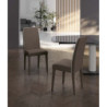 Set di 2 Sedie in similpelle Anita 59cm X 46cm H 99cm Stones