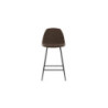 Set di 2 Sgabelli in similpelle Brigitte 42cm X 52cm H 93cm Stones