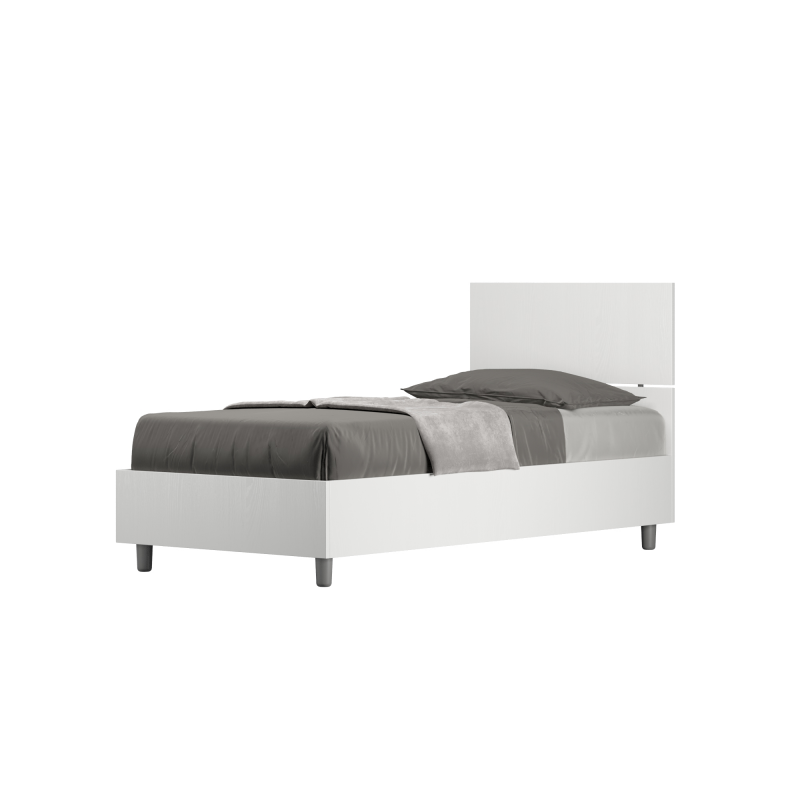 Letto Singolo 80x200 cm testata dritta Demas
