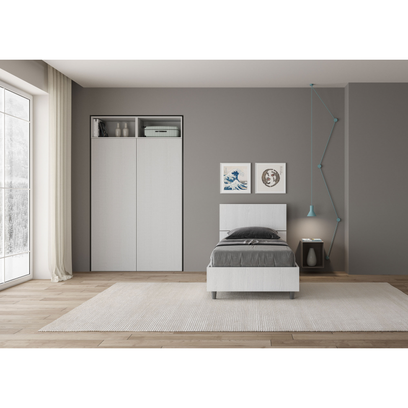Letto Singolo 80x200 cm testata dritta Demas