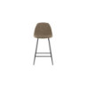 Set di 2 Sgabelli in similpelle Brigitte 42cm X 52cm H 93cm Stones