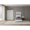 Letto Singolo 80x190 cm testata inclinata Demas