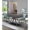 Tavolo allungabile con top in ceramicaKyoto 120 90cm X 120-180cm H 75cm Stones