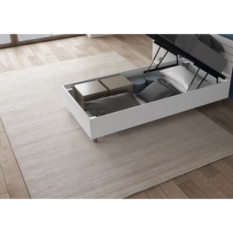 Letto Singolo 80x190 cm testata dritta con doghe Ankel