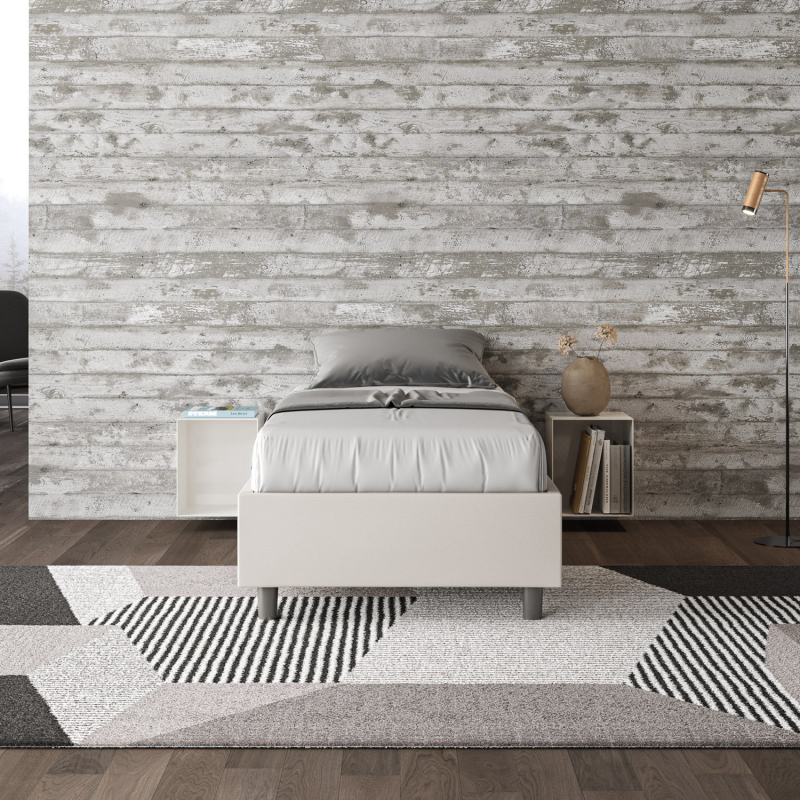 Letto Sommier imbottito Singolo 80x190 cm Azelia