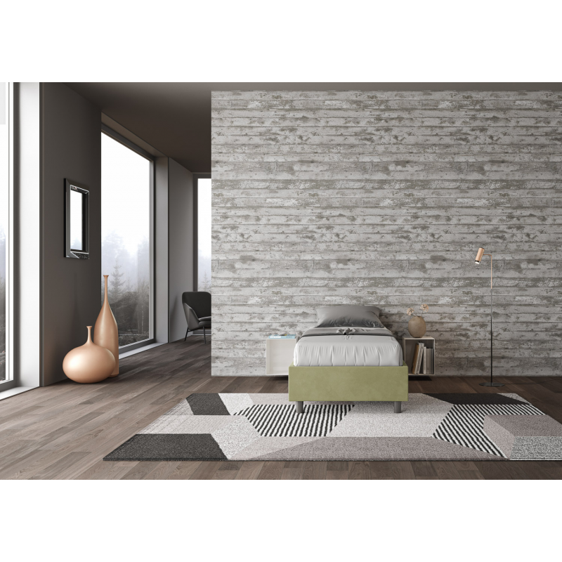 Letto Sommier imbottito Singolo 80x190 cm Azelia