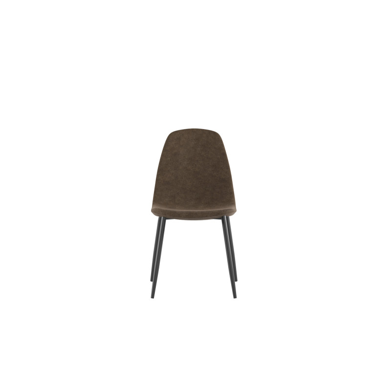 Set di 4 Sedie in similpelle Brigitte 44cm X 50cm H 84cm Stones