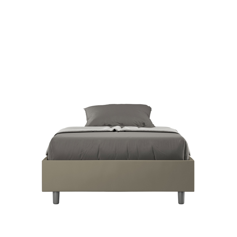 Letto Sommier imbottito 1 piazza e mezza 120x190 cm Azelia