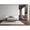Letto Sommier imbottito 1 piazza e mezza 120x190 cm Azelia