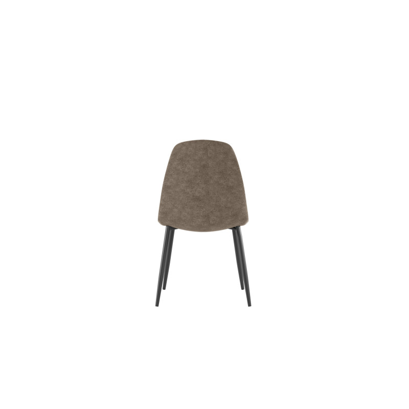 Set di 4 Sedie in similpelle Brigitte 44cm X 50cm H 84cm Stones