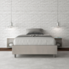 Letto Sommier imbottito 1 piazza e mezza 120x190 cm tessuto Labirinto Azelia
