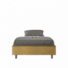 Letto Sommier imbottito 1 piazza e mezza 120x190 cm tessuto Era Azelia