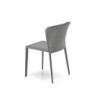 Set di 4 Sedie in similcuoio Break 49cm X 56cm H 82cm Stones
